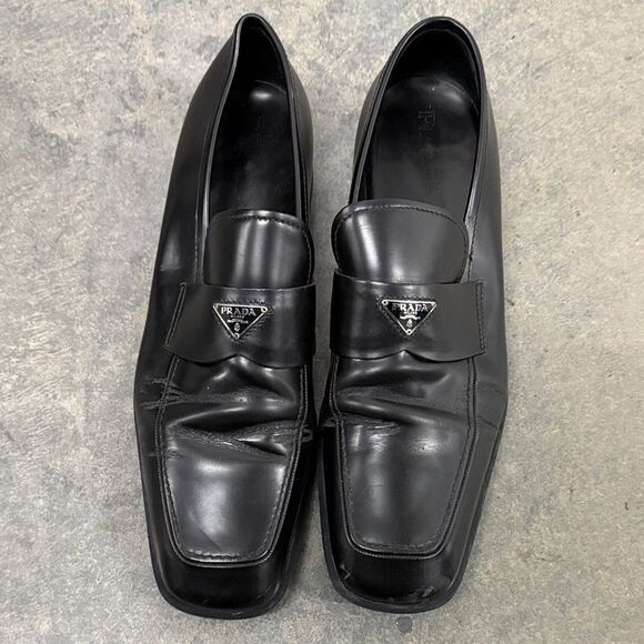 Prada Other - Prada Men's Classic Black Leather Loafers